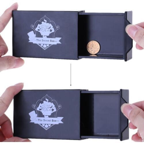 Cool Magic Black Box Vanished Box Puzzle Box Magic Tricks Surprise Box Kids Toy
