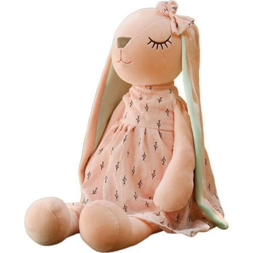 Cute Cartoon Long Ears Rabbit Doll Baby Soft Plush Toys For Children Rabbit Sleeping Mate Stuffed Plush Animal Toys Infants