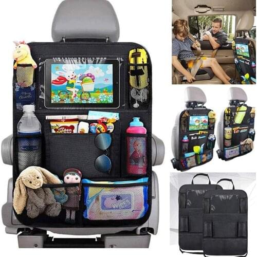 New Arrival Convenient Car Back Organizer Multi-Pocket Tablet Storage storage Organizer Box Storage Bag bag Car Holder Y4O8