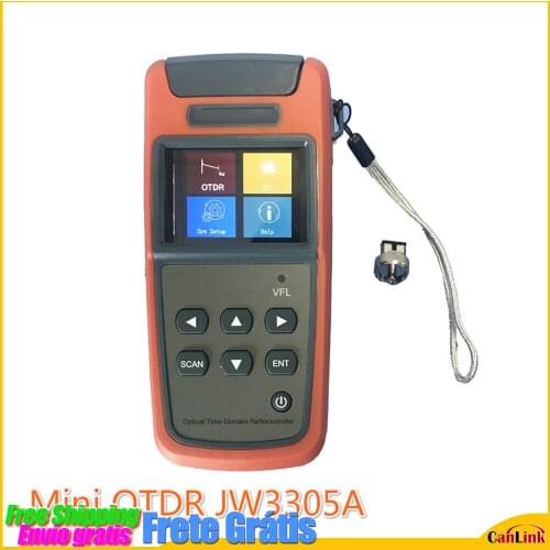 New Mini OTDR JW3305A 1550nm 60km Optical Time Domain Reflectometer OTDR Built-in Visual Fault Locator Function
