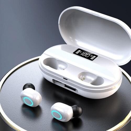A41 Bluetooth Earphones Portable IPX5 Waterproof Wireless Headsets Solid Color Sports Headphones with High-definition Microphone