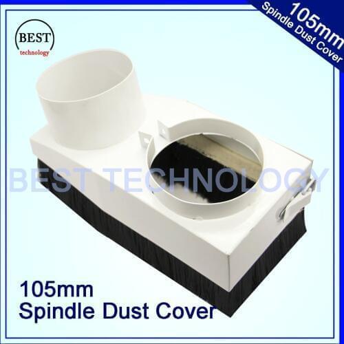 Diameter 105mm CNC Rounter Vacuum Cleaner Spindle Dust Cover Dust protection for CNC woodworking engraving machine Dustproof