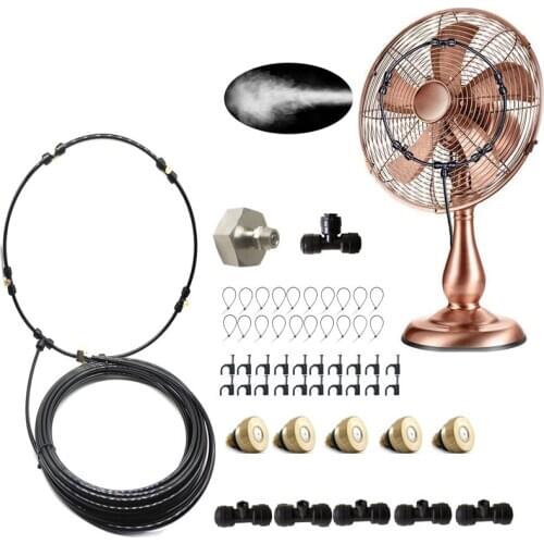 Garden Spray Portable Mist fan ring water mist fog sprayer cooling irrigation system Gardening Plant Watering Yard Garden Tools