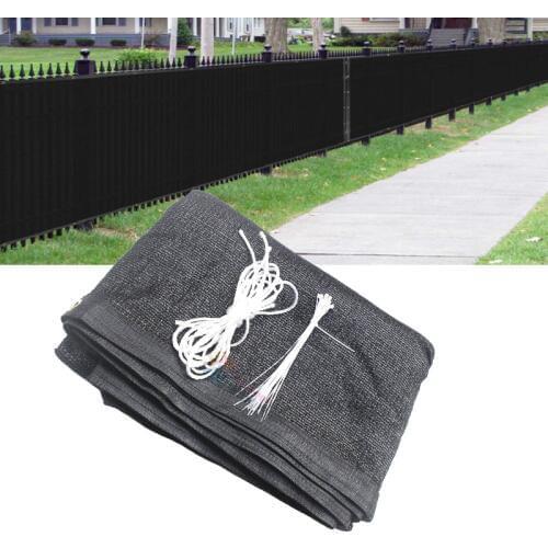 Thicken Quality Black Balcony Safety Fence Custom-tailor Shading Net Outdoor Garden Terrace Anti-Privacy Windproof Sunblock Sail
