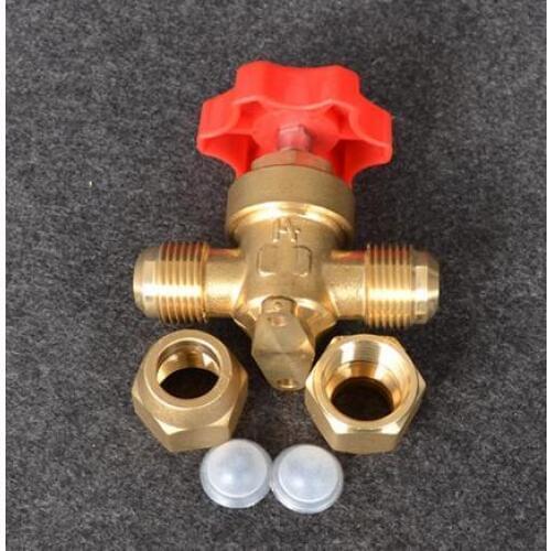 Freezer Parts manual cut off valve 1/4" 3/8"screw type