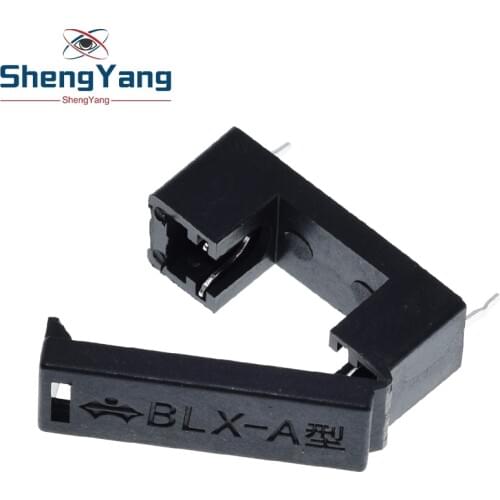 10PCS BLX-A type 5*20mm with cover fuse seat fuse pipe Fuse holder 5x20 fuse seat