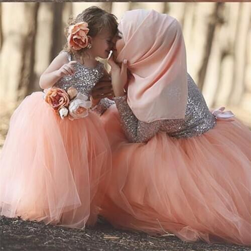 DlassDress Cute 2019 Lovely Ball first communion dresses for girls Flowers Sequins kids evening gown flower girl dresses for Mon