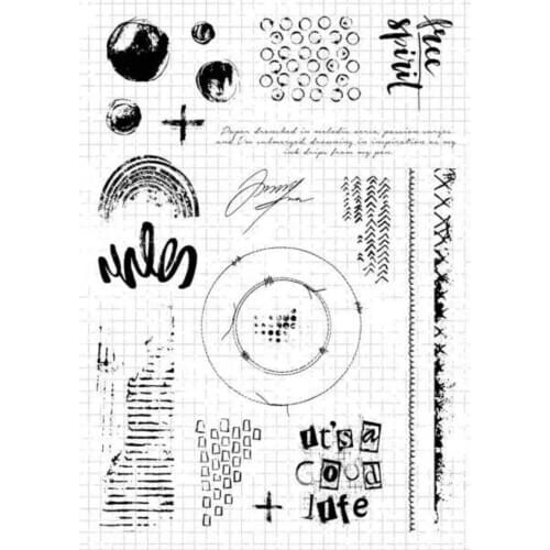 Background Transparent Clear Silicone Stamp Seal DIY Scrapbooking photo Album Decorative Clear Stamp X0329