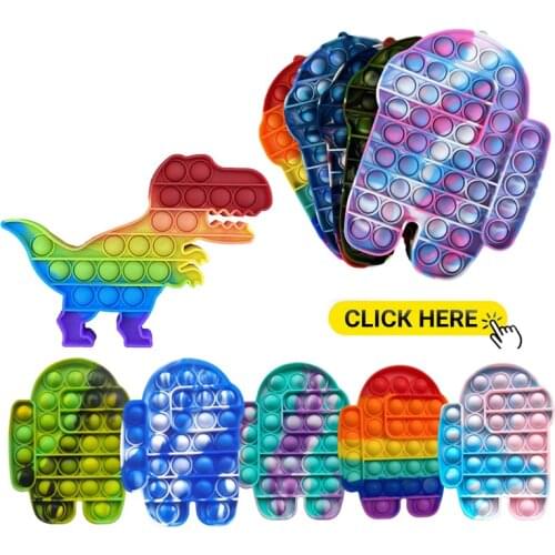 Autism Special for Adult Kid Push Bubble Fidget Sensory Toy Fitget Toys PoppIt Game Needs Stress Reliever Its Figet Speelgoed