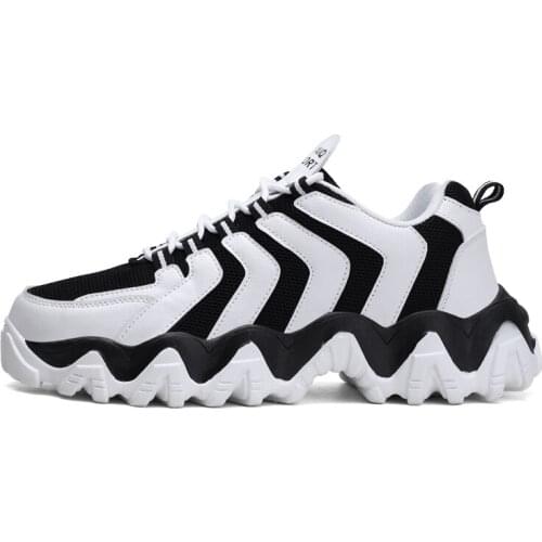 Men and Women Clunky Sneaker Mens Sports Running Jogging Shoes Womens Outdoor Walking Casual Shoes Breathable Stripe Sneakers
