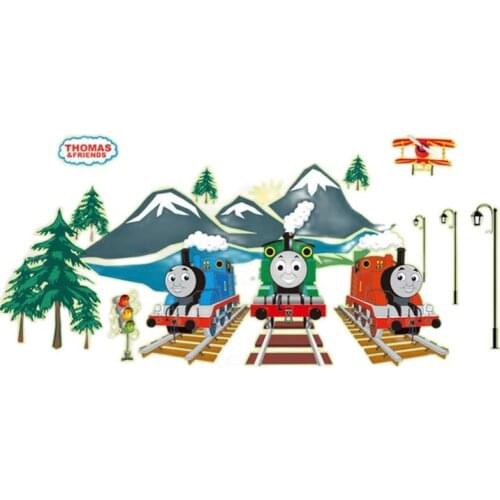 Thomas wall stickers childrens room decoration party wall decoration luminous stickers safety and environmental protection