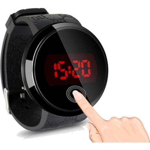 New Childrens Silicone Watch Waterproof Touch Screen Led Electronic Watch Boy Girl Holiday Gift