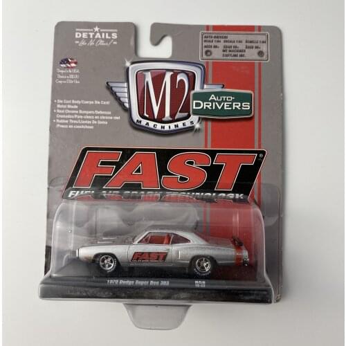 NEW M2 Machines 1:64 1970 DODGE SUPER BEE 383 FAST AUTO-DRIVERS LIMITIED Collection Die-casting Simulation Alloy Model Car Toys
