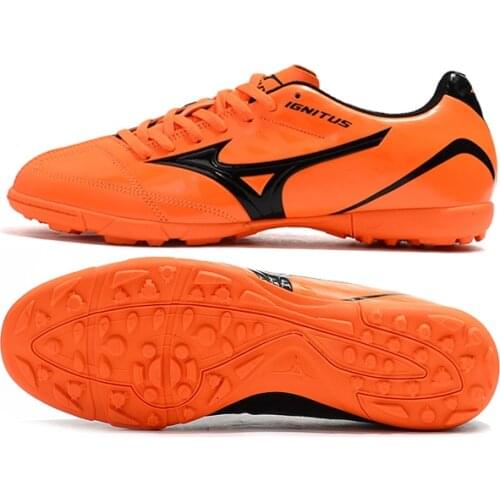 Authentic Mizuno Creation Monarcida Neo Mix TF Mens Shoes Sneakers Mizuno Outdoor Sports Shoes Orange/Black Color Size Eur40-45