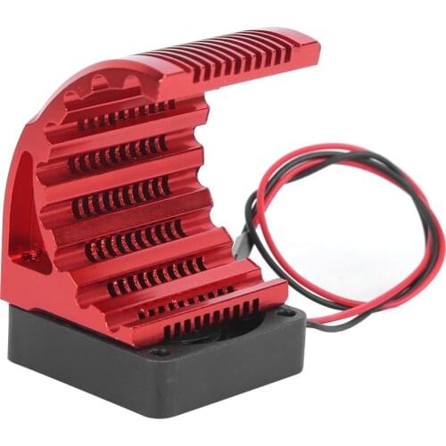 RC Parts Heat Sink RC Car Upgrade Accessory for 4274 7282 1515 RC Car 42mm Motor (Red)