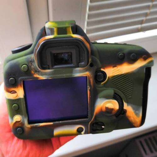 Silicone Armor Skin Case Body Cover Protector for Canon EOS 5D Mark II 5D2 DSLR Body Camera