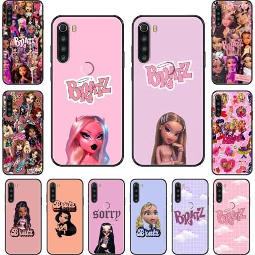 Lovely Doll Bratz Phone case For Xiaomi Redmi Note S2 4 5 6 7 8 A S X Plus Pro black painting back 3D funda silicone waterproof