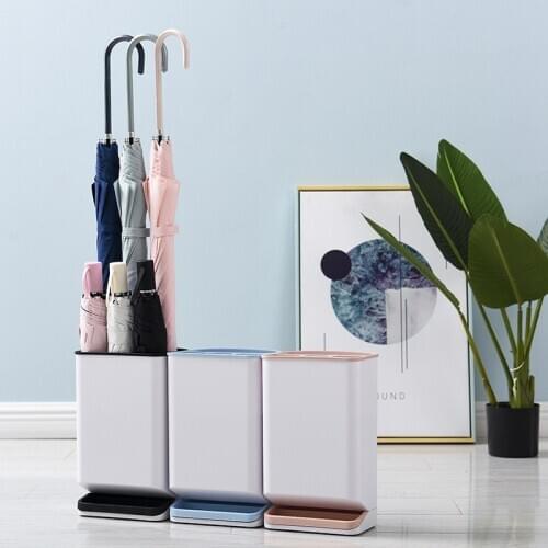 Umbrella Storage Rack With Drain Box Household Anti-leakage Anti-dumping Detachable Six-hole Long and Short Umbrella Compatible
