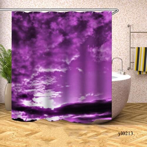 Nice Night sky Shower Curtain Starry sky Waterproof Bath Curtains for Bathroom Bathtub Large Wide Bathing Cover Rideau De Bain