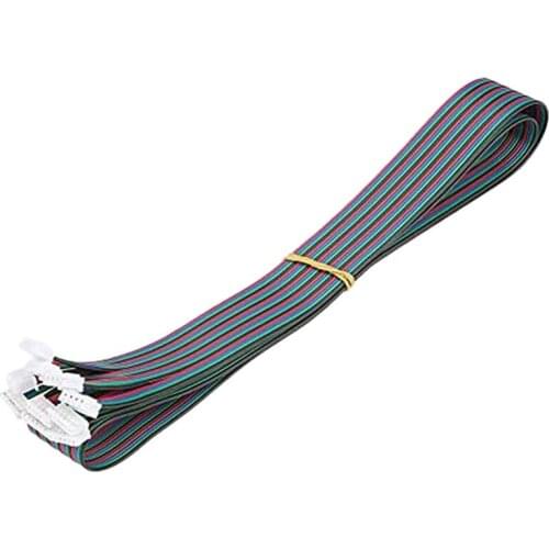 5 Pcs 3D Printer Cable for Nema16 / Nema17 Stepper Motor DuPont Cable/PH2.0-XH2.54 Female-Female Connector Cable