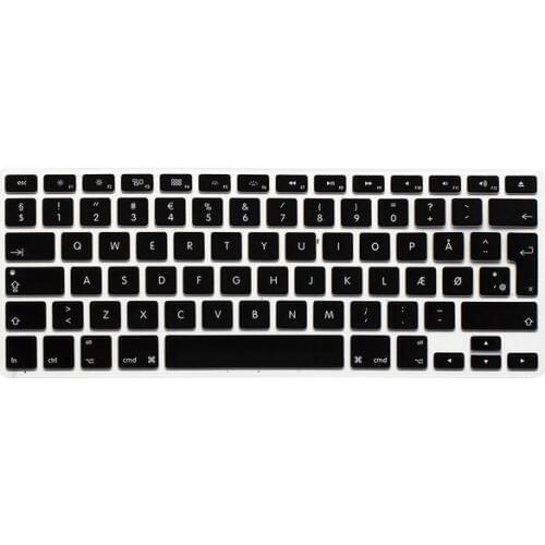 500pcs) Multicolor Non-slip Silicone Keyboard Cover Sticker for Macbook Air /Pro 11 inch (EU Version, Denmark) MEAFO
