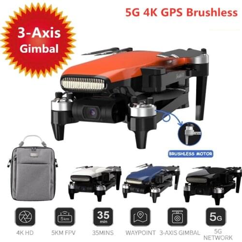5G 4K GPS Drone With 3-Axis Gimbal Camera 5KM Distance Professional Quadcopter GPS Position Follow Aricrafts Brushless Motor Toy