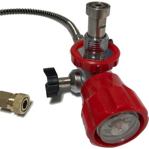 AC901 Filling Station Pcp Valve Paintball Air Tank CO2 Gas Cylinder Scuba Tank use Valve Quick Connector from Filling Station
