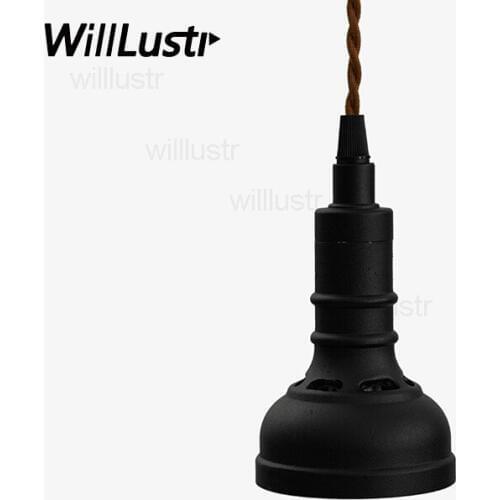 Aluminum pendant light vintage black oxide finish SINGER suspension lamp shop hotel restaurant dinning room cafe bar lighting