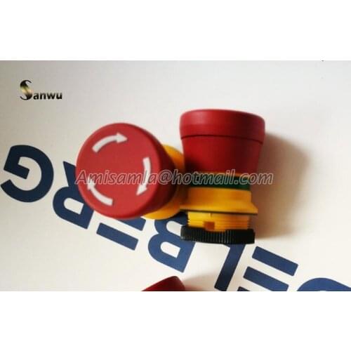 Free shipping 2PCS/lot A1.144.9129 CD102 SM74 SM52 emergency stop switch 1.30.273.501/0300 for Heidelberg printing press parts