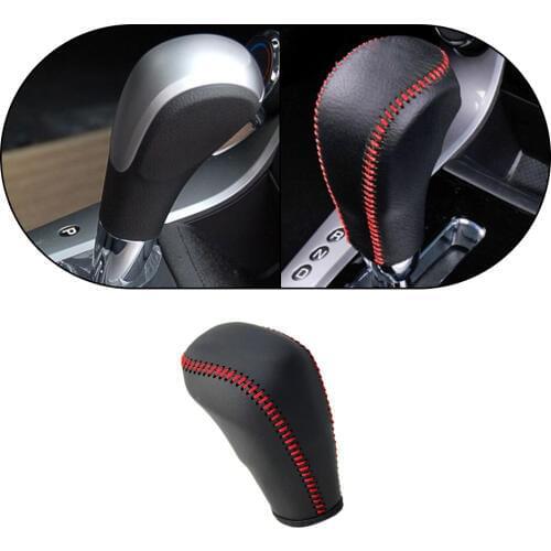 For Chevrolet Epica 2010-2013 Cruze 2009-20141pc PU Leather Hand Brake Shift Knob Cover Gear Case Car Decor Shift Knob Shell