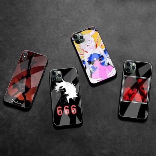 HUAGETOP Devilman Crybaby DIY phone Case cover Shell Tempered Glass For iPhone 11 Pro XR XS MAX 8 X 7 6S 6 Plus SE 2020 case