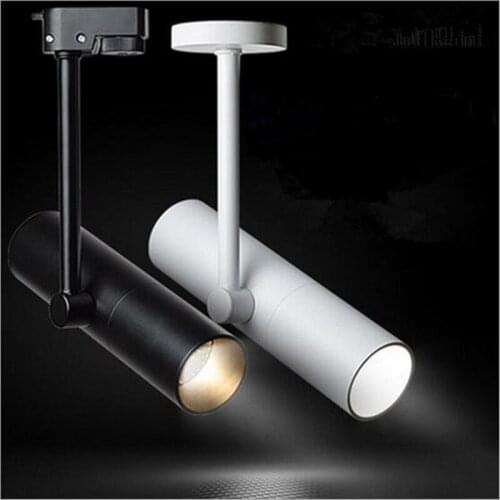 Wholesale Retail 12W 15W CREE Chip dimmable COB LED Track Light Spot Wall Lamp Spotlight Tracking LED AC110V/240V Noverty light