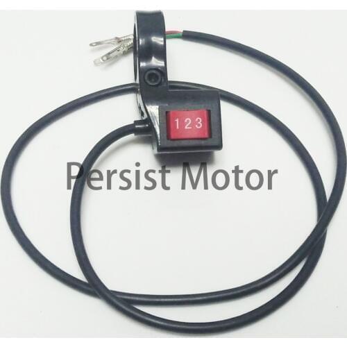 22mm Electric 3 Speed Module Switch For Shift E-bike Scooter Bike Motorcycle Kit