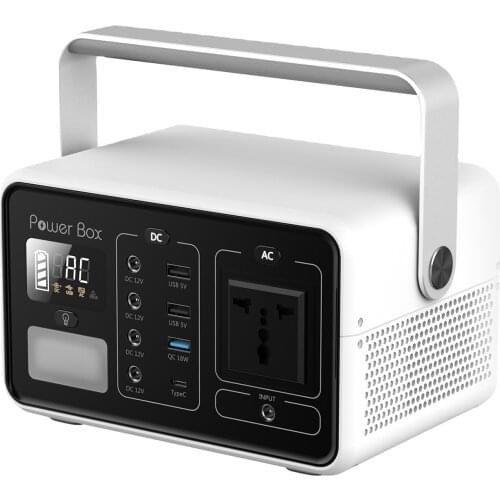 Ac Dc Lithium Battery 200w Portable Solar Energy Storage Power Station For Outdoor Emergency Power