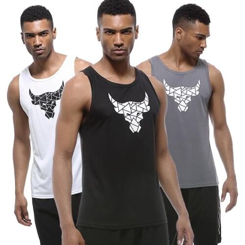 SONECHOKI Basketball Vest Men Loose Printing Bodybuilding Tanktop Fitness Gym Clothing Muscle Guys Sleeveless Workout Shirt