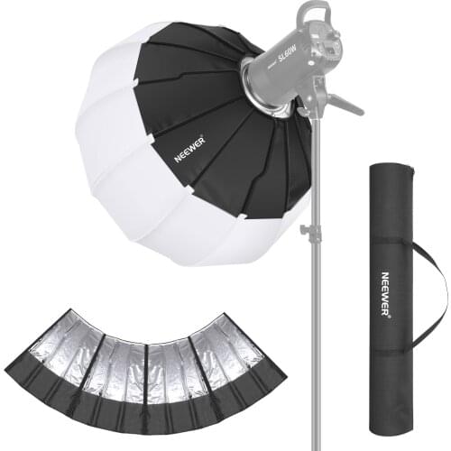 Neewer 26 inches/65cm Lantern Softbox Soft Light Diffuser with Skirt For Aputure 120D II 300D Godox SL-60W SL-150WII FV150 FV200