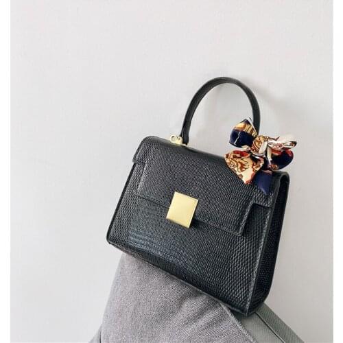 2021 New Handbag Exquisite Women Lizard Pattern Kelly Bag High Quality Leather Fashion Crossbody Bag For Women