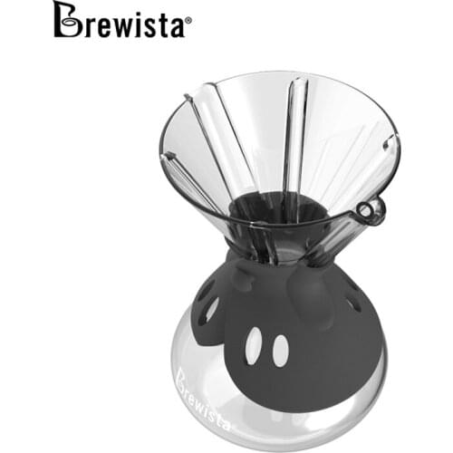 Brewista hourglass brewer with Filter Sharing Integrated Pot with Silicon Wrap 500ml/750ml Coffee Pot Coffee Maker Ice dripprt