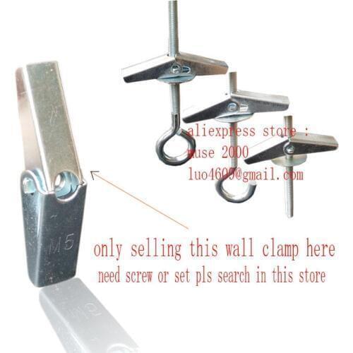 M8 M10 Ceiling Wall screw bolt anchor clamp expasion wing scredrilling drywall spring Expand stoper hooker Precast hollow brick
