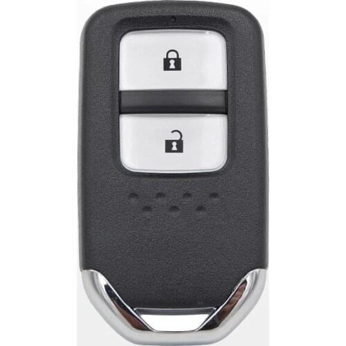 With ID47 Chip Full Keyless Remote Key Auto Lock Remote Key For Honda FIT Jazz VEZEL XRV 2 Buttons Car Smart Remote Key 433 Mhz