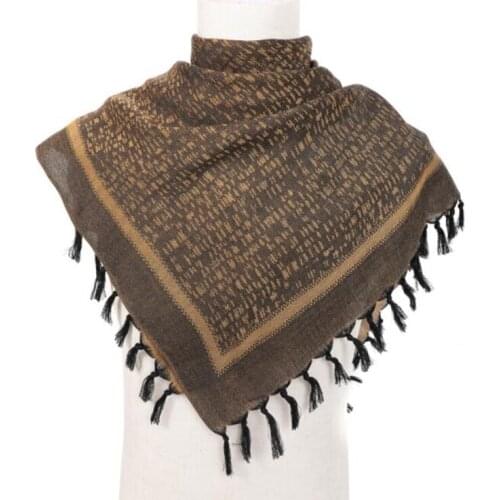 Scarf Arab Shemagh Keffiyeh Military Tactical Palestine Scarf For Men Shawl Kafiya Wrap Shemagh Scarf Fashion Scarves