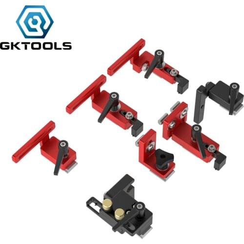 35/45 T-track Slot Connector Sliding Brackets (Red Serie) Chute Woodworking Machinery Part Module T Track T-stop Aluminium 5.0