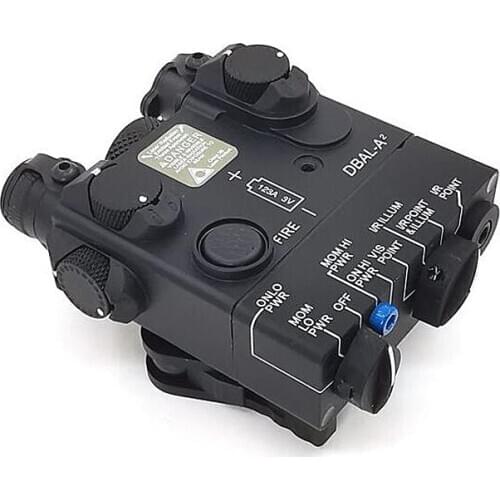 Tactical DBAL-A2 CREE LED White Light Weapon Light with Integrated Red laser Come with Remote Switch Hunting Rifle Flashlight