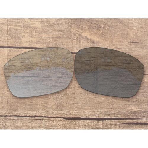 Vonxyz Grey Photochromic Polarized Replacement Lenses for-Oakley Sliver Frame