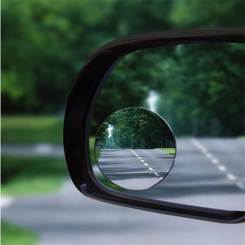 360 degree Glass rotating rear view small round mirror Large field of view Reversing auxiliary blind spot mirror Auto parts
