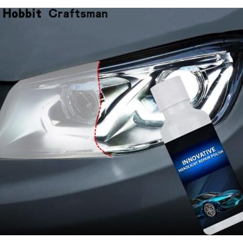 20/50ml Car Headlight Repair Fluid Headlight Renewal Polish Headlight Repair Kit Refurbishment Liquid Car Headlight Restoration