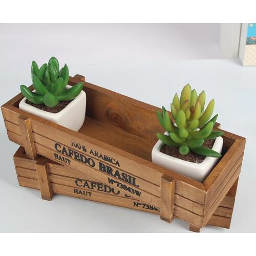 1PC Wooden Table Sundries Container Cosmetics Jewelry Storage Box Home Storage Box Wooden Jewelry Organizer EJL 0931