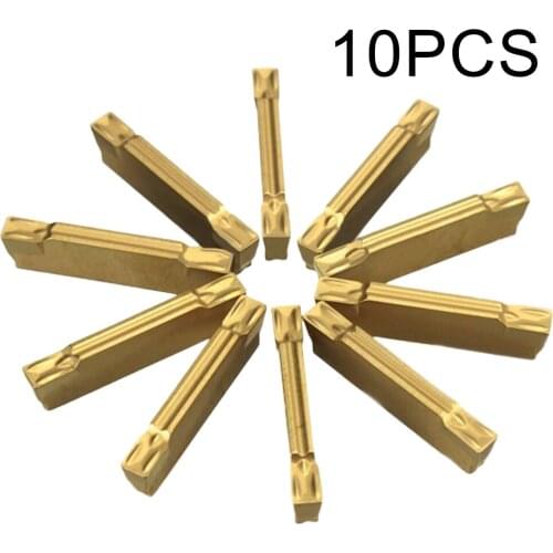 10Pcs MGMN200-G 2mm Width Carbide Inserts Set For MGEHR MGIVR Grooving Tool Cut Off Tool Turning New Arrival