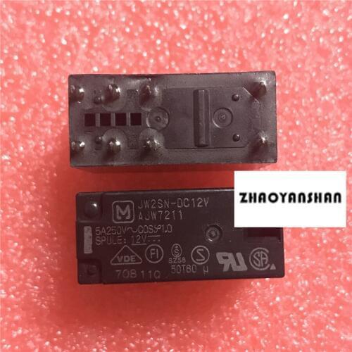 2pcs X JW2SN-DC12V AJW7211 8pins 5A12V Relay