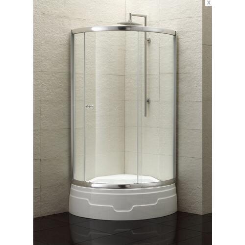 2016 hot sales wholesale and retail 6mm clear tempered glass shower screens with acrylic basin shower enclosure AD900H